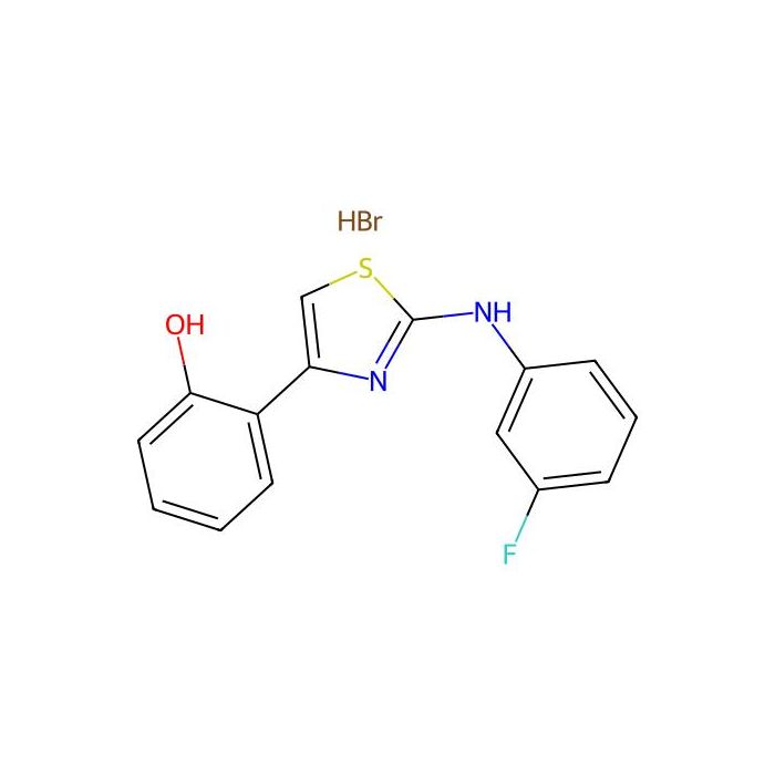 2-(3-Fluorophenyl)amino-4-(2-hydroxyphenyl)-1,3-thiazole hydrobromide - ≥97% CAS No(1209843-32-2) by Aladdin Scientific