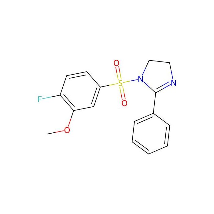 1-((4-fluoro-3-methoxyphenyl)sulfonyl)-2-phenyl-4,5-dihydro-1H-imidazole -  CAS No(717892-66-5) by Aladdin Scientific
