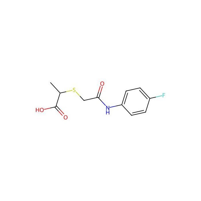 2-({[(4-Fluorophenyl)carbamoyl]methyl}sulfanyl)propanoic acid - ≥95% CAS No(757220-99-8) by Aladdin Scientific