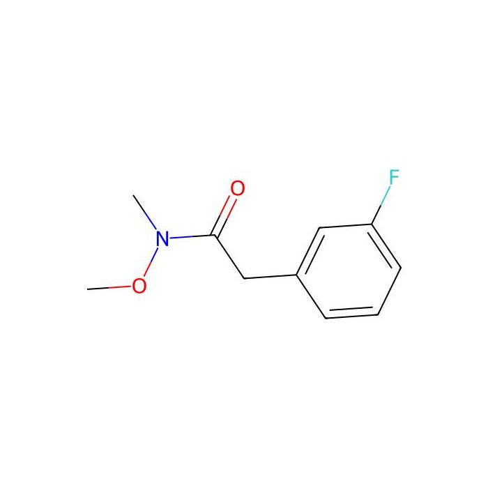 2-(3-Fluorophenyl)-N-methoxy-N-methylacetamide - ≥95% CAS No(946402-22-8) by Aladdin Scientific