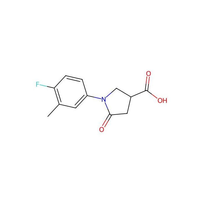 1-(4-Fluoro-3-methylphenyl)-5-oxopyrrolidine-3-carboxylic acid - ≥98% CAS No(63675-02-5) by Aladdin Scientific