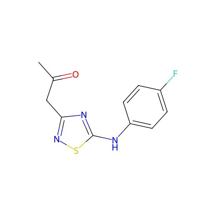 1-[5-(4-Fluoroanilino)-1,2,4-thiadiazol-3-yl]propan-2-one - ≥95% CAS No(443110-99-4) by Aladdin Scientific