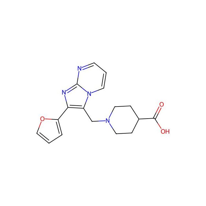 1-{[2-(Furan-2-yl)imidazo[1,2-a]pyrimidin-3-yl]methyl}piperidine-4-carboxylic acid - ≥95% CAS No(904817-23-8) by Aladdin Scientific
