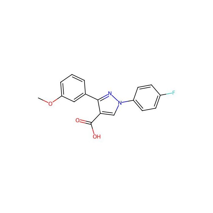 1-(4-fluorophenyl)-3-(3-methoxyphenyl)-1H-pyrazole-4-carboxylic acid - ≥95% CAS No(956198-12-2) by Aladdin Scientific