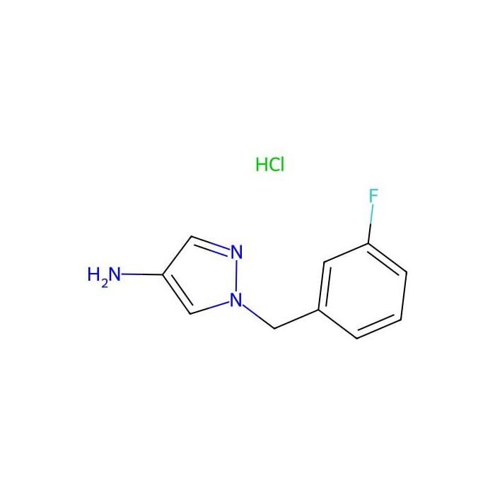 1-((3-fluorophenyl)methyl)-1H-pyrazol-4-amine hydrochloride - ≥97% CAS No(1184970-69-1) by Aladdin Scientific