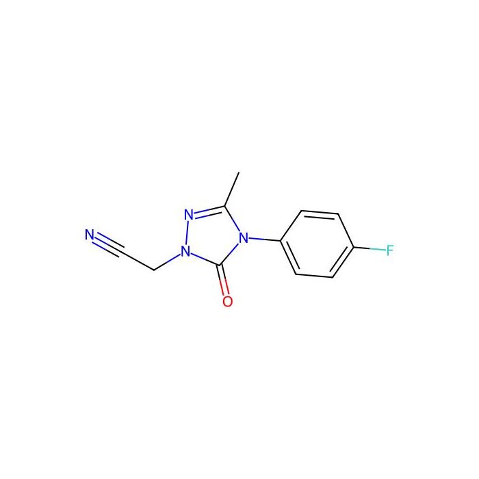 2-[4-(4-fluorophenyl)-3-methyl-5-oxo-4,5-dihydro-1H-1,2,4-triazol-1-yl]acetonitrile -  CAS No(860651-05-4) by Aladdin Scientific