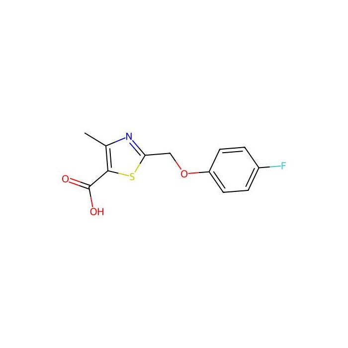 2-(4-Fluorophenoxymethyl)-4-methyl-1,3-thiazole-5-carboxylic acid - ≥95% CAS No(929972-42-9) by Aladdin Scientific