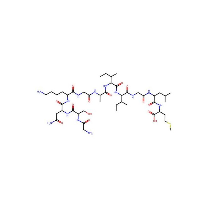 Glycylserylasparaginyllysylglycylalanylisoleucylisoleucylglycylleucylmethionine - ≥99% CAS No(131602-53-4) by Aladdin Scientific