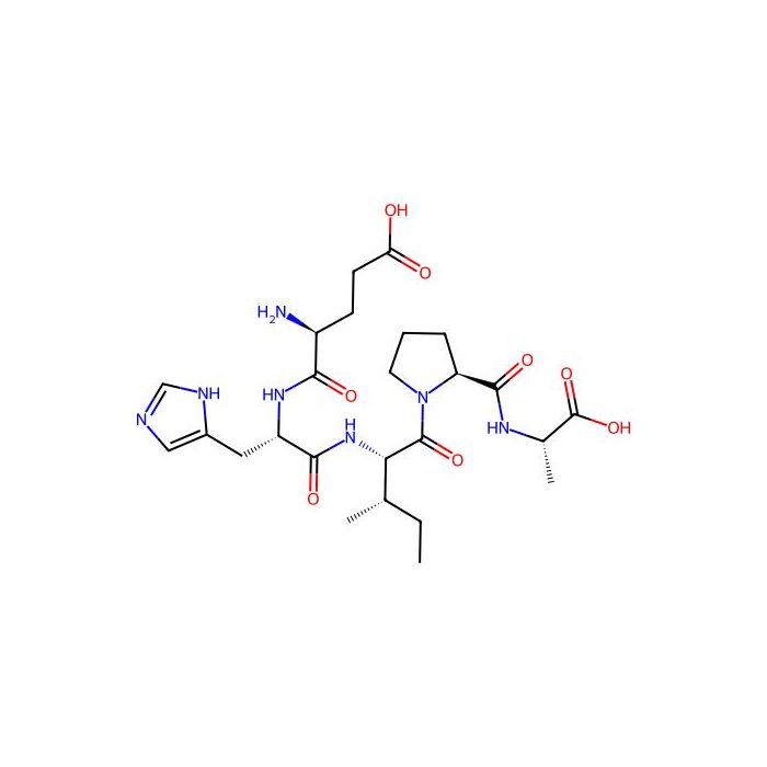 Glutamyl-histidyl-isoleucyl-prolyl-alanine - ≥99% CAS No(137235-80-4) by Aladdin Scientific