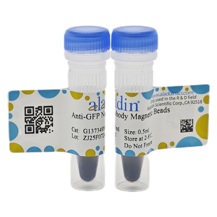 Anti-GFP Nanobody Magnetic Beads - BioReagent, Magnetic Bead Content: ≥10% (V/V); Bead Diameter: 10-30 μm by Aladdin Scientific