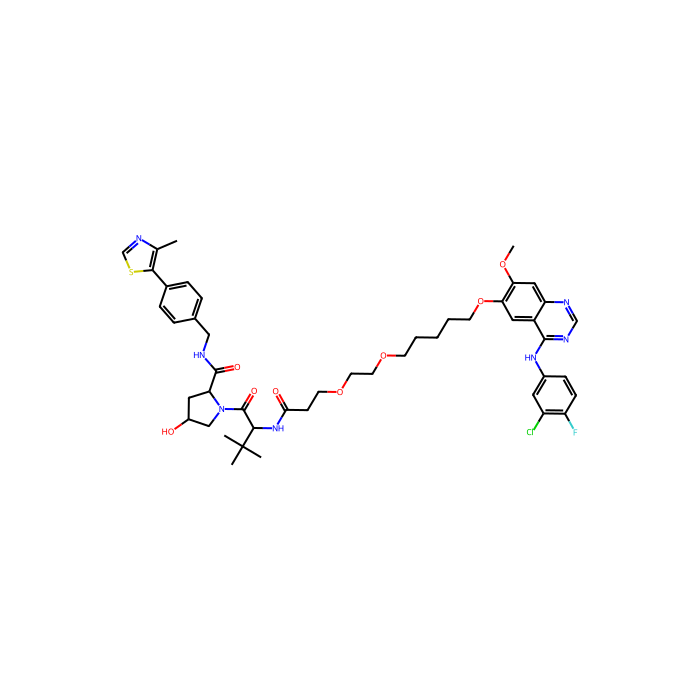 Gefitinib-based PROTAC 3 - Moligand™, ≥98%(HPLC) CAS No(2230821-27-7) by Aladdin Scientific