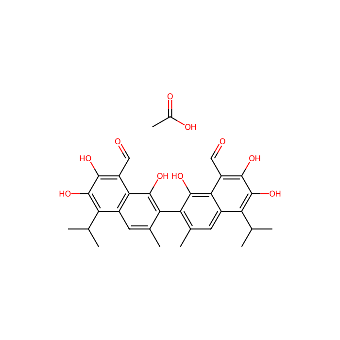 (R)-(-)-Gossypol acetic acid - 10mM in DMSO CAS No(866541-93-7) by Aladdin Scientific