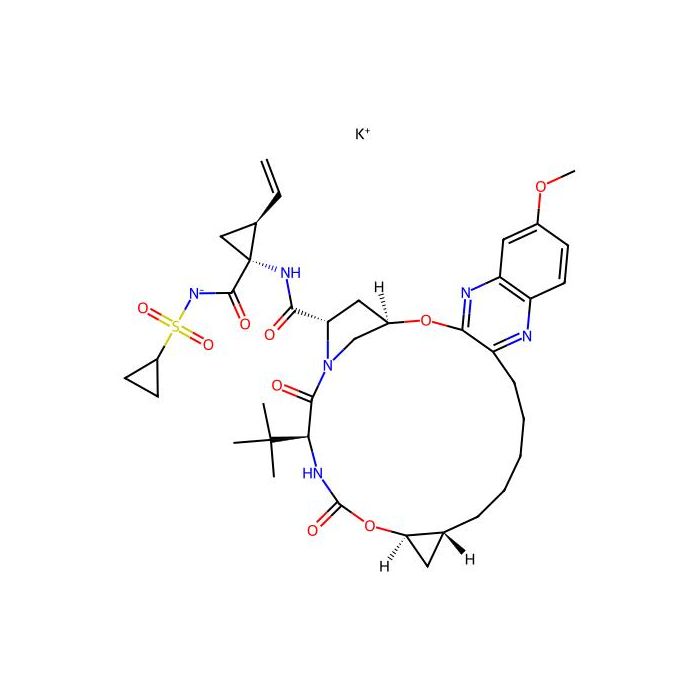 Grazoprevir potassium salt - 10mM in DMSO CAS No(1206524-86-8) by Aladdin Scientific