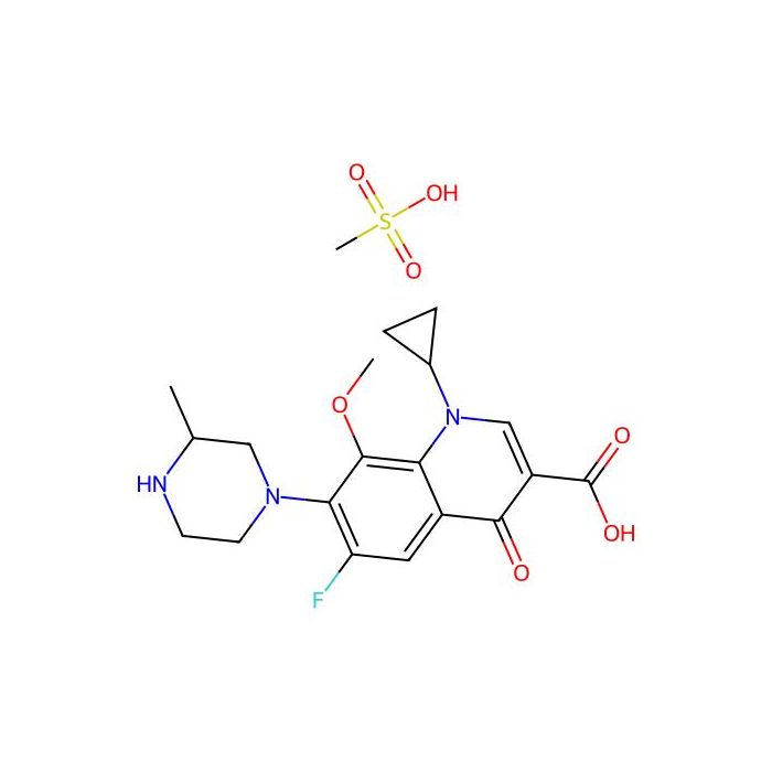Gatifloxacin mesylate - BioReagent, Dry gatifloxacin content>78% CAS No(316819-28-0) by Aladdin Scientific
