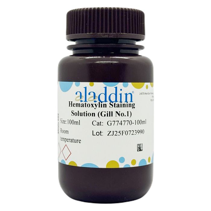 Hematoxylin Staining Solution (Gill No.1) - BioReagent, Biological Stain, for microscopy  by Aladdin Scientific