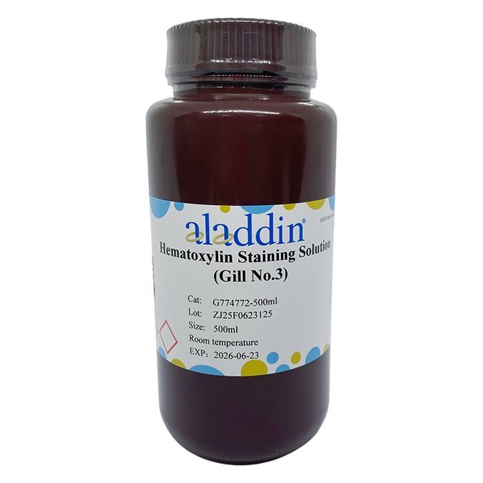 Hematoxylin Staining Solution (Gill No.3) - BioReagent, Biological Stain, for microscopy  by Aladdin Scientific