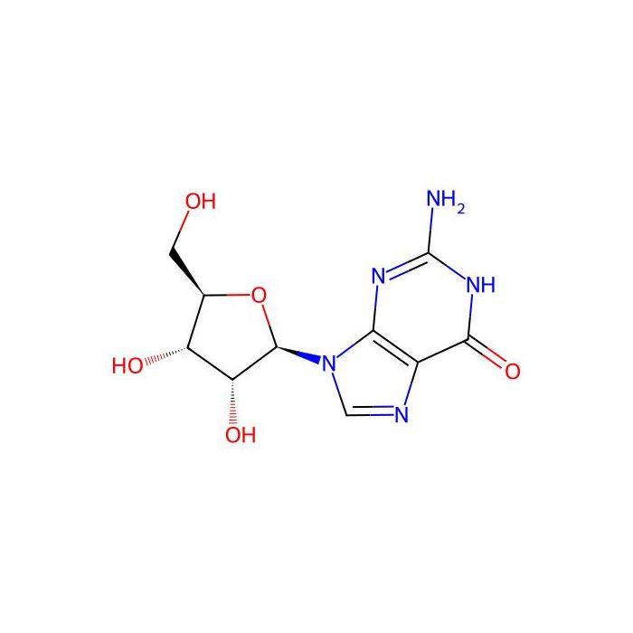 Guanosine - PharmPure™,USP,Endotoxin<500EU/g;Microbial Limit≤100cfu/g CAS No(118-00-3) by Aladdin Scientific