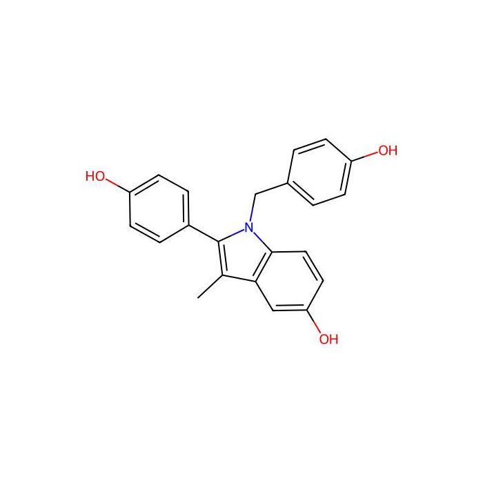 1-(4-Hydroxybenzyl)-2-(4-hydroxyphenyl)-3-methyl-1h-indol-5-ol - ≥97% CAS No(104599-10-2) by Aladdin Scientific
