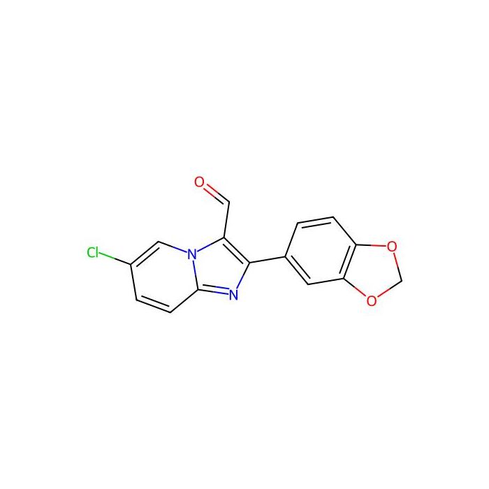 2-(2H-1,3-benzodioxol-5-yl)-6-chloroimidazo[1,2-a]pyridine-3-carbaldehyde - ≥95% CAS No(893612-37-8) by Aladdin Scientific