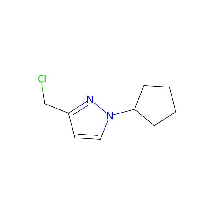 1H-Pyrazole, 3-(chloromethyl)-1-cyclopentyl- - ≥97% CAS No(1260659-19-5) by Aladdin Scientific