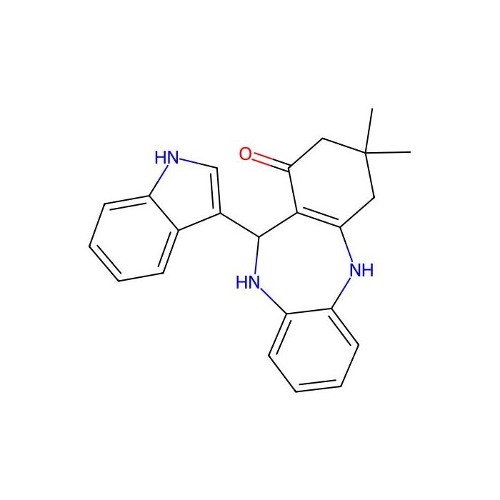 11-(1H-indol-3-yl)-3,3-dimethyl-2,3,4,5,10,11-hexahydro-1H-dibenzo[b,e][1,4]diazepin-1-one - ≥90% CAS No(296246-64-5) by Aladdin Scientific