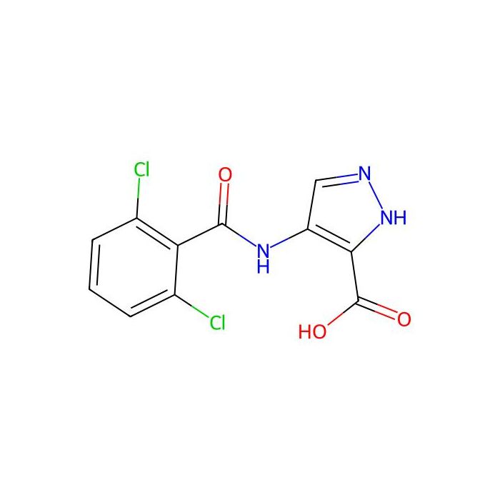 1H-Pyrazole-3-carboxylic acid, 4-[(2,6-dichlorobenzoyl)amino]- - ≥97% CAS No(825619-04-3) by Aladdin Scientific