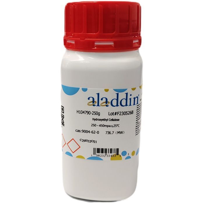 Hydroxyethyl Cellulose（HEC） - 250～450mpa.s,25℃ CAS No(9004-62-0) by Aladdin Scientific