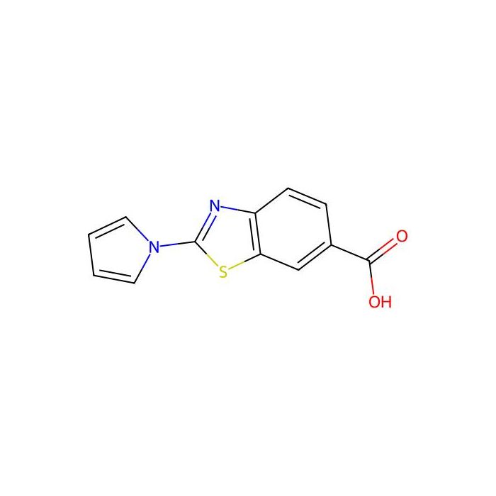 2-(1H-pyrrol-1-yl)-1,3-benzothiazole-6-carboxylic acid - ≥97% CAS No(251457-88-2) by Aladdin Scientific