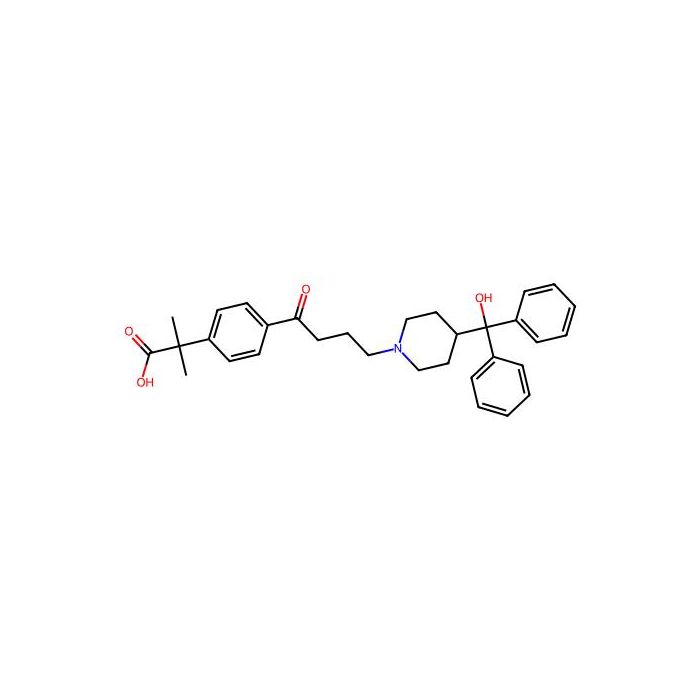 2-(4-(4-(4-(Hydroxydiphenylmethyl)piperidin-1-yl)butanoyl)phenyl)-2-methylpropanoic acid - ≥95% CAS No(76811-98-8) by Aladdin Scientific