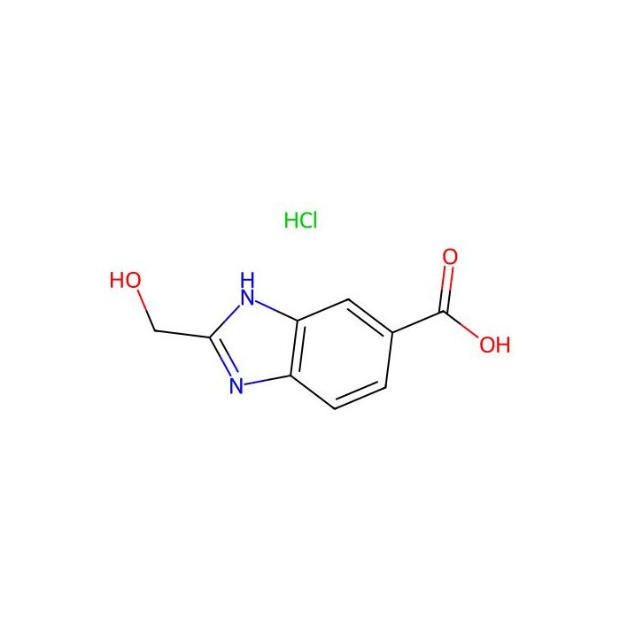 2-(hydroxymethyl)-1H-1,3-benzodiazole-5-carboxylic acid hydrochloride - ≥98% CAS No(1049716-97-3) by Aladdin Scientific