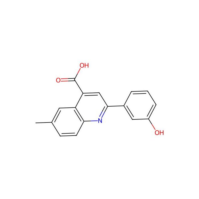 2-(3-Hydroxyphenyl)-6-methylquinoline-4-carboxylic acid - ≥95% CAS No(669740-21-0) by Aladdin Scientific