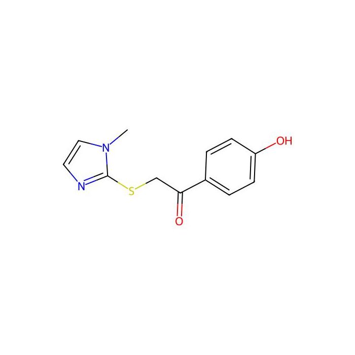 1-(4-Hydroxyphenyl)-2-[(1-methyl-1H-imidazol-2-YL)thio]ethanone - ≥95% CAS No(313666-46-5) by Aladdin Scientific