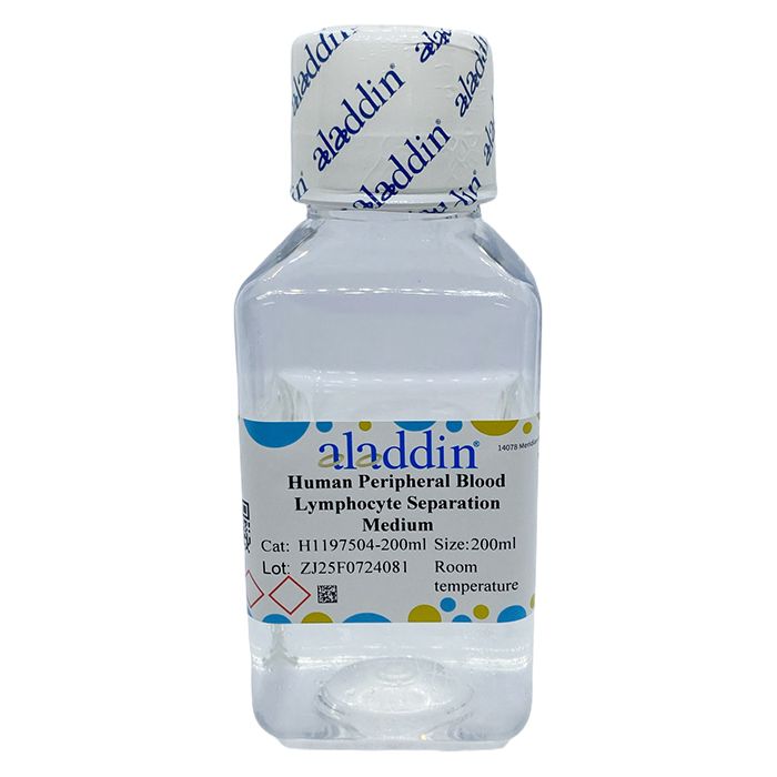 Human Peripheral Blood Lymphocyte Separation Medium - sterile-filtered, BioReagent, endotoxin tested, for cell culture  by Aladdin Scientific