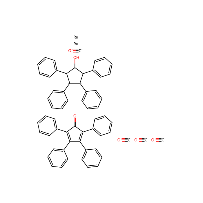 1-Hydroxytetraphenylcylclopentadienyl(tetraphenyl-2,4- cyclopentadien-1-one)-μ-hydrotetracarbonyldiruthenium(II) - ≥98% CAS No(104439-77-2) by Aladdin Scientific