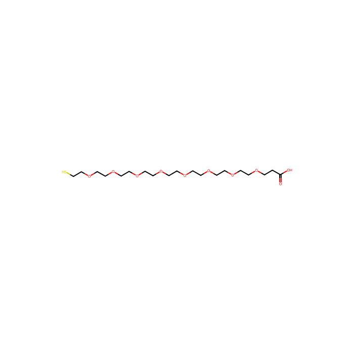 O-(2-Carboxyethyl)-O′-(2-mercaptoethyl)heptaethylene glycol - ≥95% CAS No(866889-02-3) by Aladdin Scientific