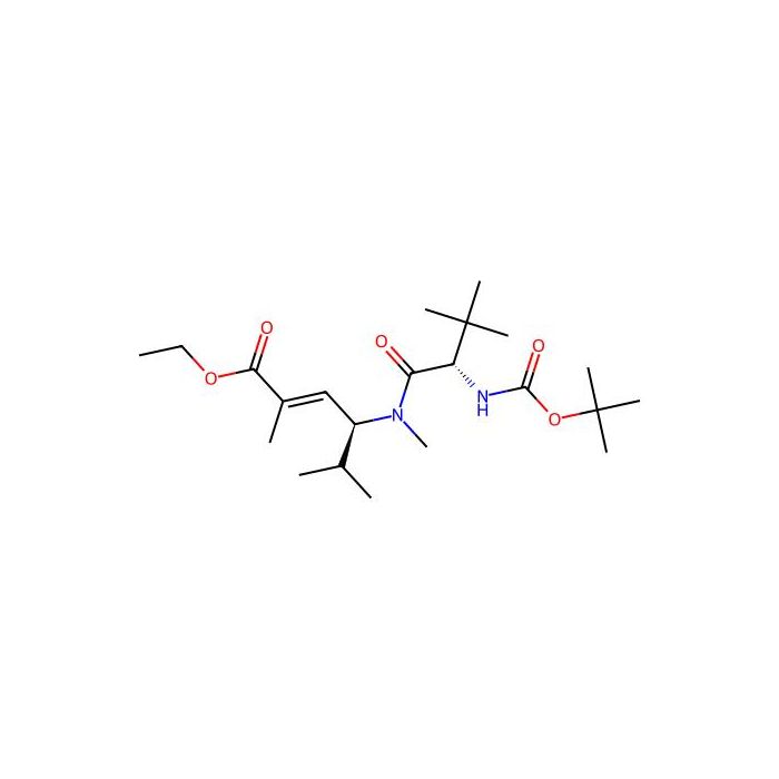 2-Hexenoic acid, 4-[[(2S)-2-[[(1,1-dimethylethoxy)carbonyl]amino]-3,3-dimethyl-1-oxobutyl]methylamino]-2,5-dimethyl-, ethyl ester, (2E,4S)- - ≥99% CAS No(187345-37-5) by Aladdin Scientific