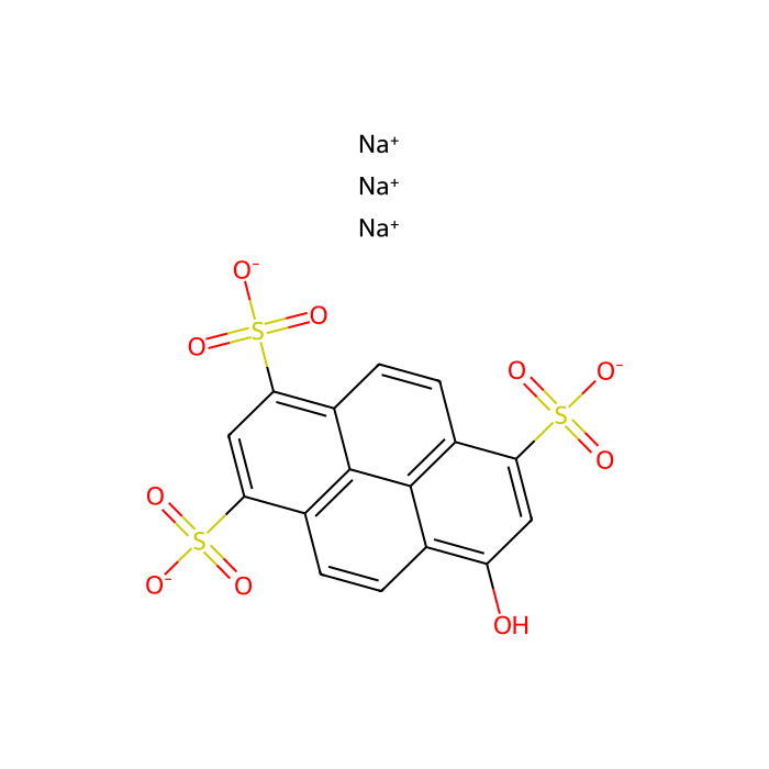 8-Hydroxypyrene-1,3,6-trisulfonic acid trisodium salt - analytical standard CAS No(6358-69-6) by Aladdin Scientific