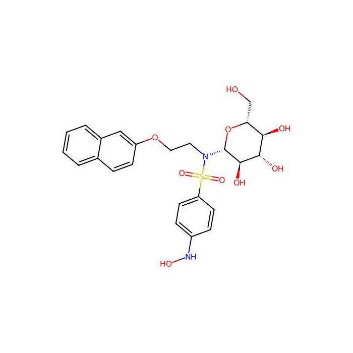 4-(Hydroxyamino)-N-(2-(naphthalen-2-yloxy)ethyl)-N-((2R,3R,4S,5S,6R)-3,4,5-trihydroxy-6-(hydroxymethyl)tetrahydro-2H-pyran-2-yl)benzenesulfonamide -  CAS No(188480-51-5) by Aladdin Scientific
