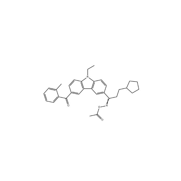 1- [9-Ethyl-6- (2-methylbenzoyl) -9H-carbazol-3-yl] -3-cyclopentylpropane-1- (O-acetoxime) - ≥99%,Single Metal≤200ppb;Total Metal≤300ppb CAS No(1227375-90-7) by Aladdin Scientific