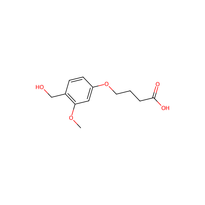 4-(4-Hydroxymethyl-3-methoxyphenoxy)butyric acid - ≥98%(HPLC) CAS No(136849-75-7) by Aladdin Scientific