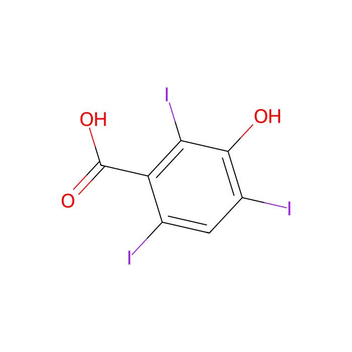 3-Hydroxy-2,4,6-triiodobenzoic acid (HTBA) - ≥97% CAS No(53279-72-4) by Aladdin Scientific