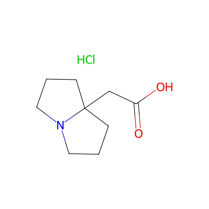 2-(Hexahydro-1H-pyrrolizin-7a-yl)acetic acid hydrochloride - ≥97% CAS No(124655-63-6) by Aladdin Scientific