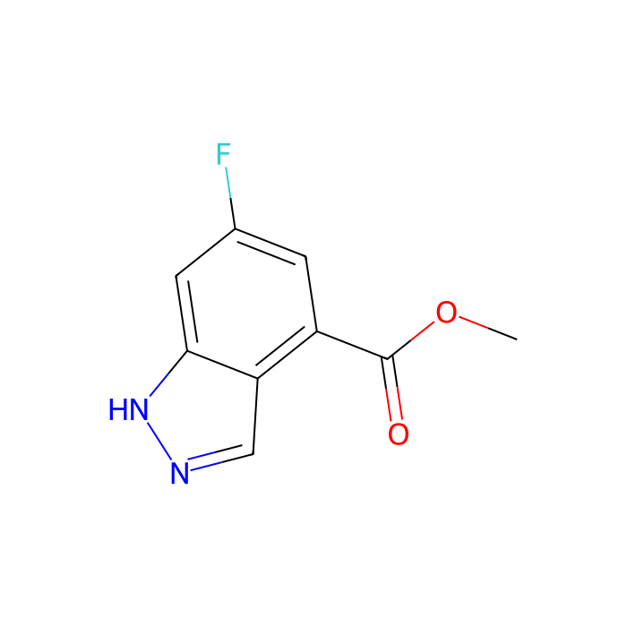 1h-indazole-4-carboxylic acid, 6-fluoro-, methyl ester - ≥97% CAS No(697739-05-2) by Aladdin Scientific
