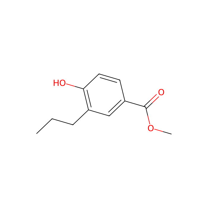 4-Hydroxy-3-propylbenzoic acid methyl ester - ≥95% CAS No(105211-78-7) by Aladdin Scientific