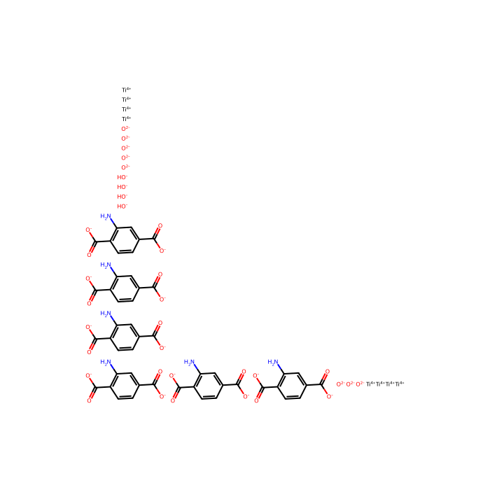 Hexakis[μ-(2-amino-1,4-benzenedicarboxylato)][tetra-μ-hydroxyocta-μ-oxooctatitanium], NH2-MIL-125(Ti) - Reagent grade CAS No(1309760-94-8) by Aladdin Scientific