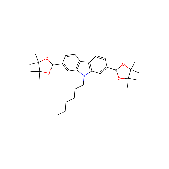 9-hexyl-2,7-bis(4,4,5,5-tetramethyl-1,3,2-dioxaborolan-2-yl)-9H-carbazole - ≥99% CAS No(871696-12-7) by Aladdin Scientific