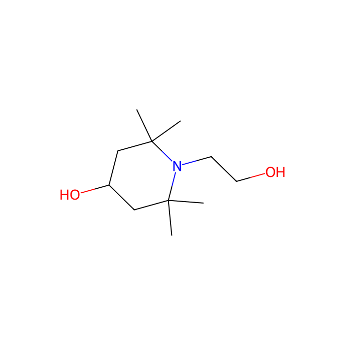 1-(2í-Hydroxyethyl)-2，2，6，6-Tetramethyl-4-Piperidinol - ≥98%(GC) CAS No(52722-86-8) by Aladdin Scientific