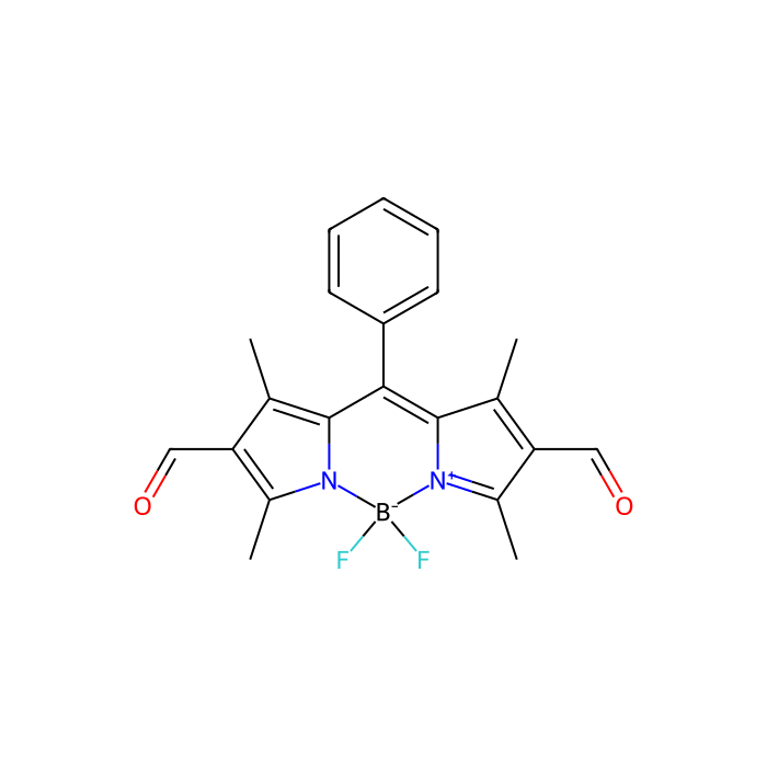 5,5-difluoro-2,8-diformyl-1,3,7,9-tetramethyl-10-phenyl-5H-dipyrrolo[1,2-c:2',1'-f][1,3,2]diazaborinin-4-ium-5-uide - ≥98% CAS No(2022166-57-8) by Aladdin Scientific