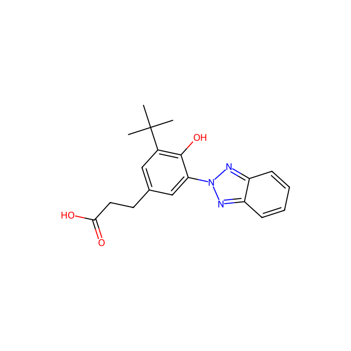 3-(3-(2H-Benzo[d][1,2,3]triazol-2-yl)- 5-(tert-butyl)-4-hydroxyphenyl)propanoic acid - ≥97% CAS No(84268-36-0) by Aladdin Scientific