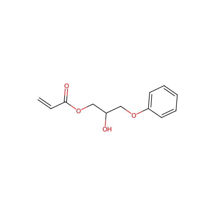 Acrylic Acid 2-Hydroxy-3-phenoxypropyl Ester （PGEA）(stabilized with MEHQ) - ≥85%(GC) CAS No(16969-10-1) by Aladdin Scientific